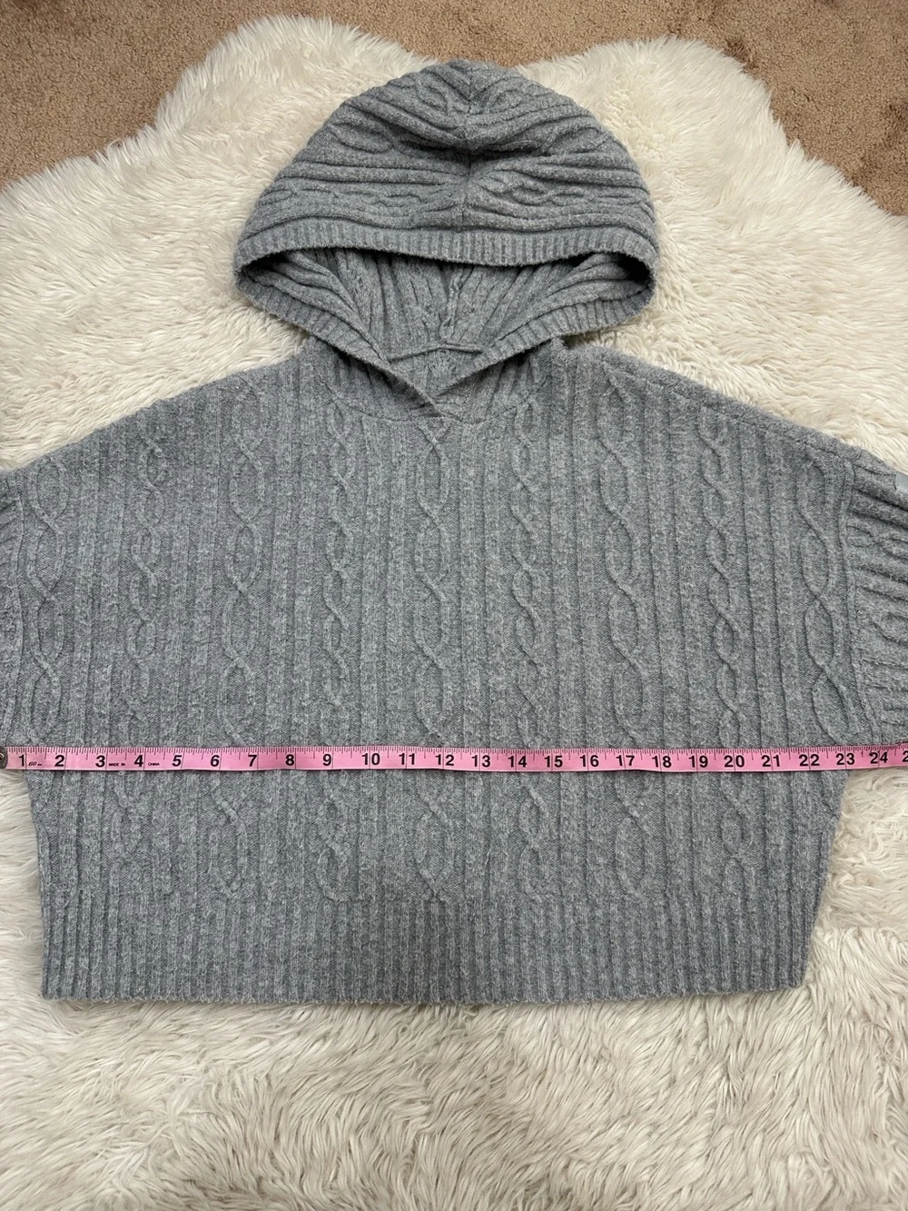 ALO Yoga Cable knit Winter Bliss hoodie & Bliss Pant Matching Set